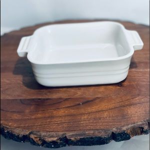 Le Creuset White Stoneware Baking Dish